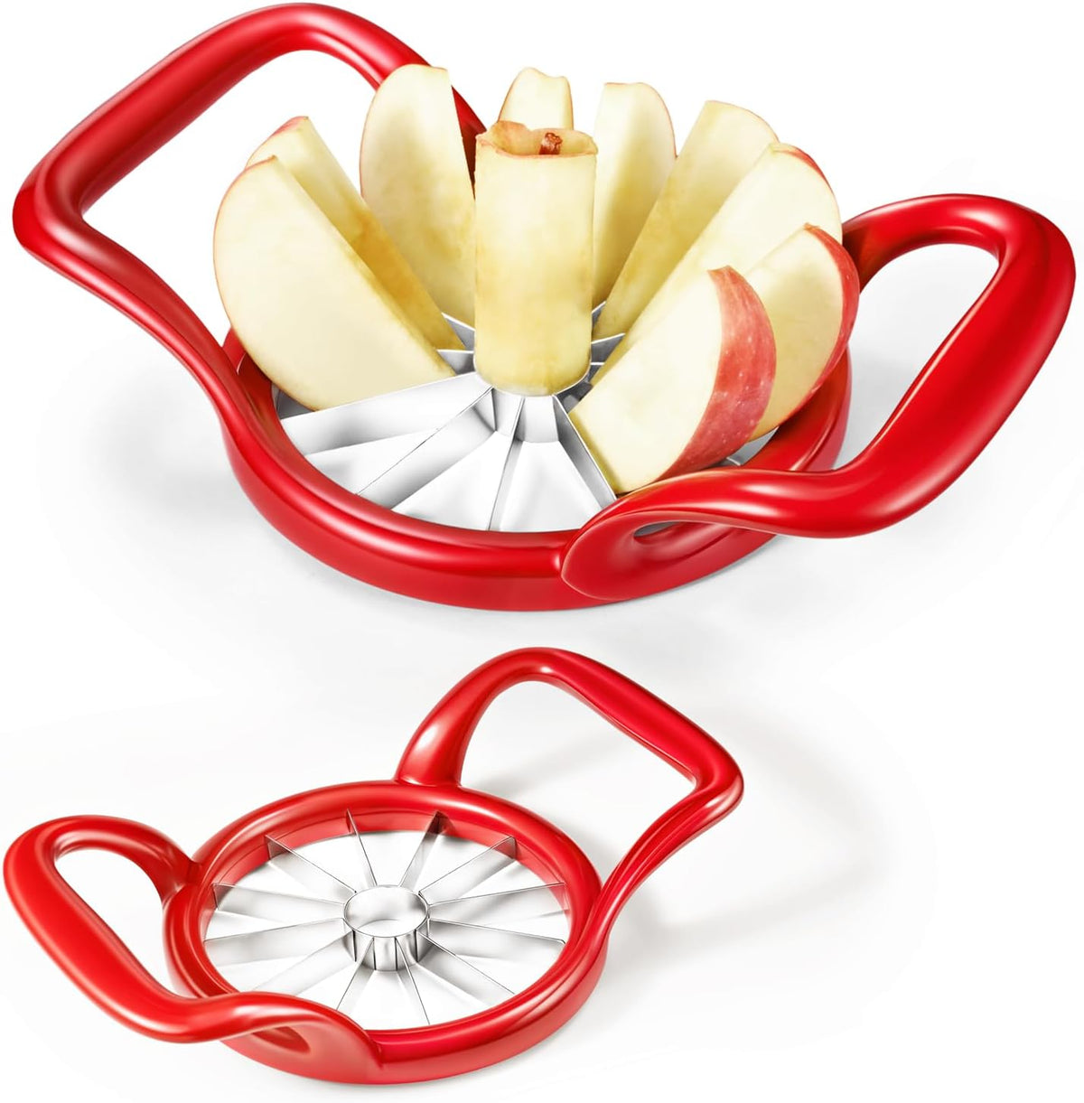 5.5 Inch Extra Large 16-Slice Apple Corer, Heavy Duty Divider Wedger Cutter