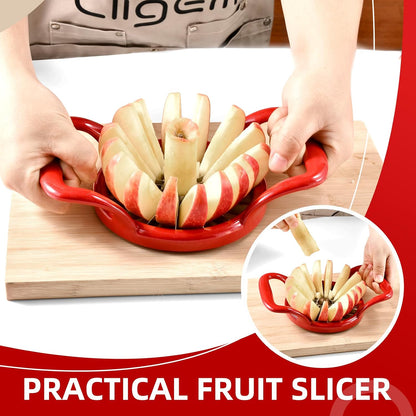 5.5 Inch Extra Large 16-Slice Apple Corer, Heavy Duty Divider Wedger Cutter