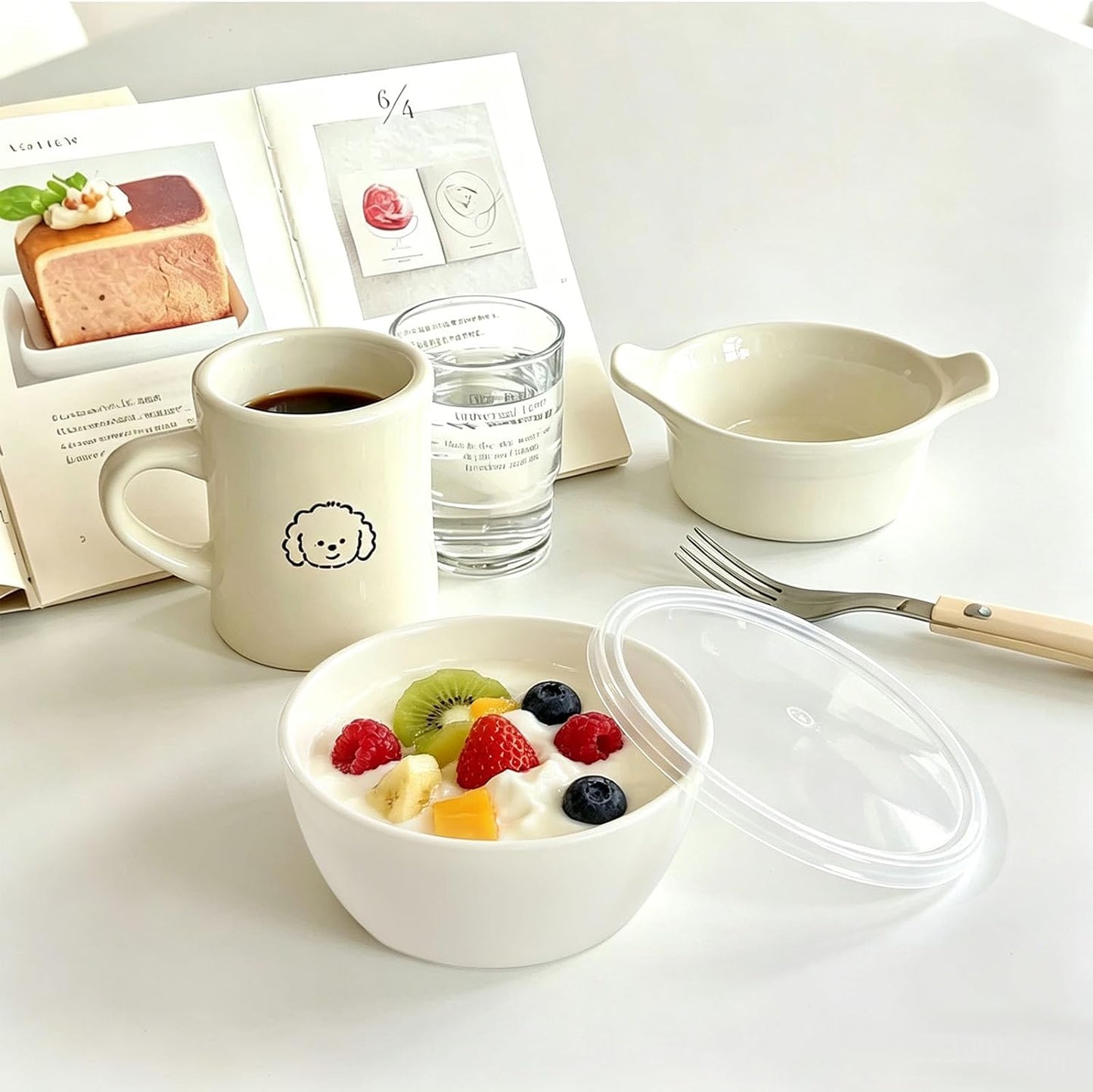 4-Piece Classic Plastic Bowls with Lids, – 8/16/24/32oz Nesting Plastic Small Mixing Bowl Set for Mixing, Baking, Prepping, Cooking and Serving Food, Microwave and Dishwasher Safe