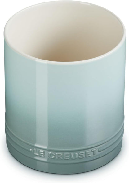 Stoneware Signature Straight Wall Utensil Crock, 1 qt., Sea Salt