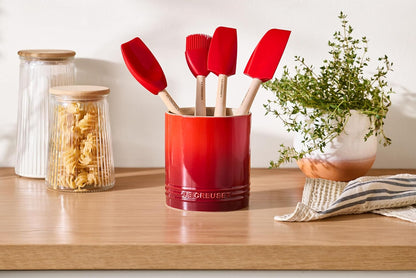 Stoneware Signature Straight Wall Utensil Crock, 1 qt., Sea Salt