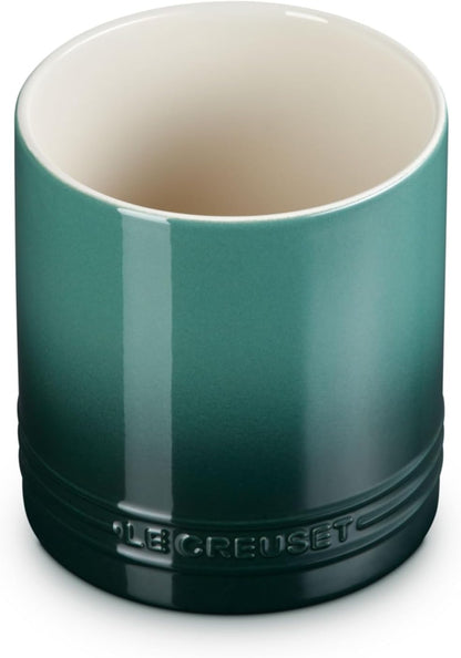 Stoneware Signature Straight Wall Utensil Crock, 1 qt., Sea Salt