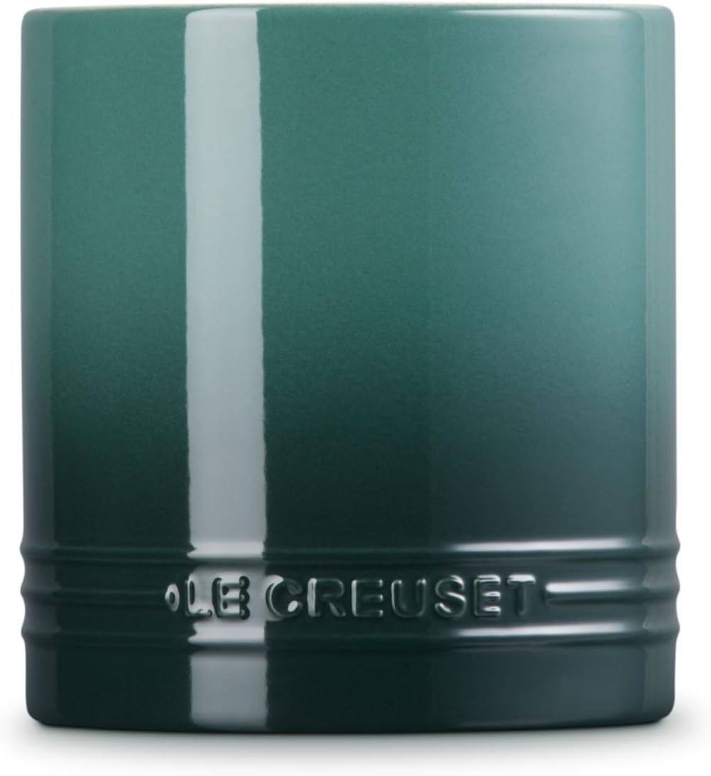 Stoneware Signature Straight Wall Utensil Crock, 1 qt., Sea Salt