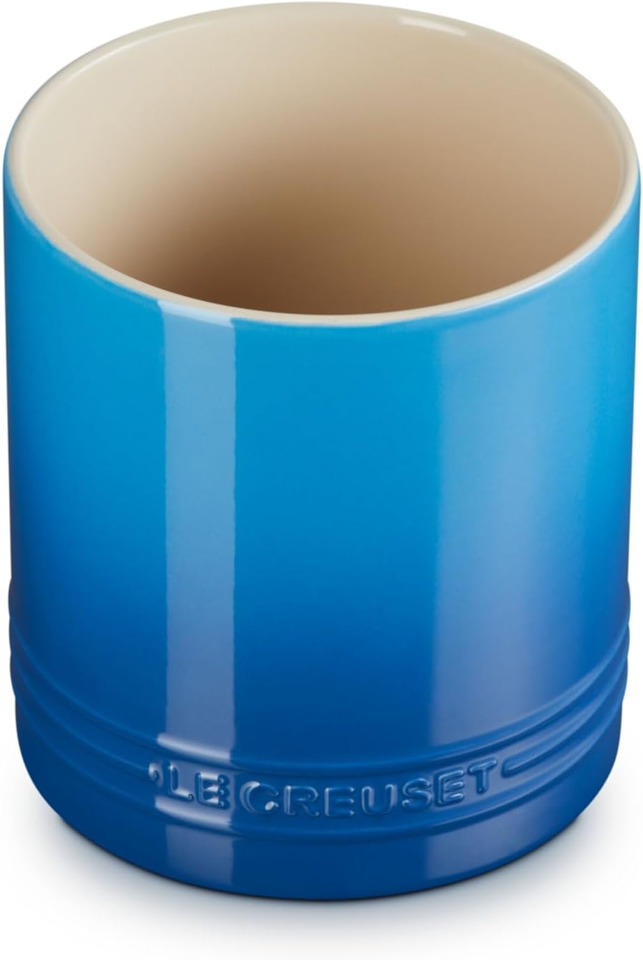 Stoneware Signature Straight Wall Utensil Crock, 1 qt., Sea Salt