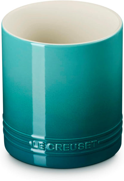 Stoneware Signature Straight Wall Utensil Crock, 1 qt., Sea Salt