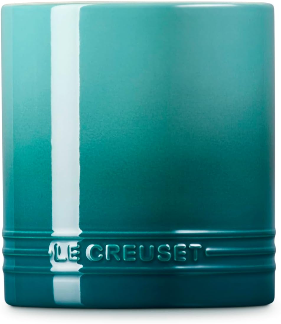 Stoneware Signature Straight Wall Utensil Crock, 1 qt., Sea Salt