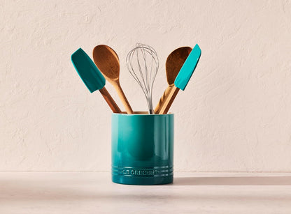 Stoneware Signature Straight Wall Utensil Crock, 1 qt., Sea Salt