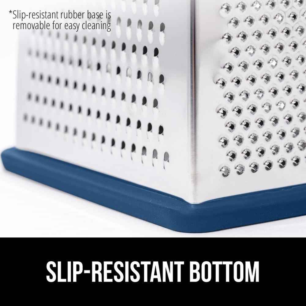 ® XL 4-Sided Stainless Steel BPA-Free Cheese Grater, Black