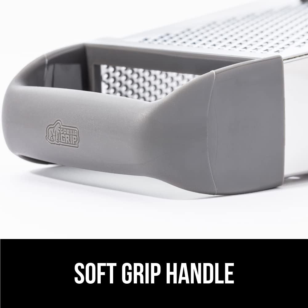 ® XL 4-Sided Stainless Steel BPA-Free Cheese Grater, Black