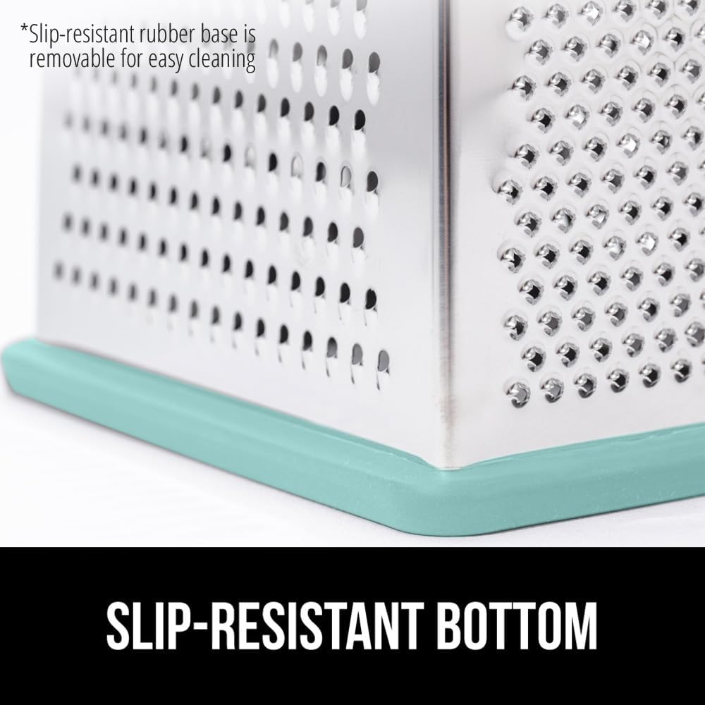 ® XL 4-Sided Stainless Steel BPA-Free Cheese Grater, Black