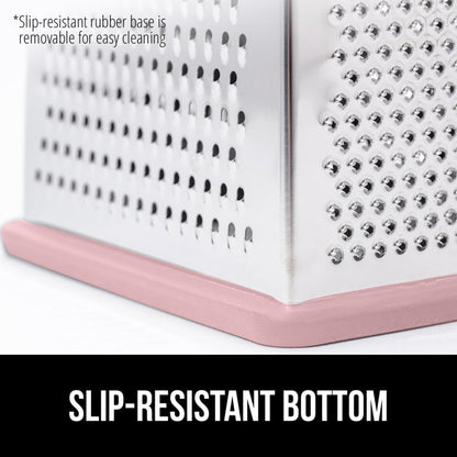 ® XL 4-Sided Stainless Steel BPA-Free Cheese Grater, Black