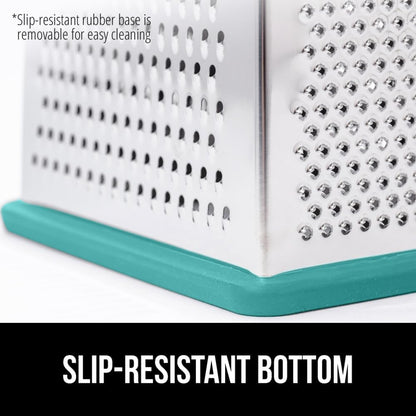 ® XL 4-Sided Stainless Steel BPA-Free Cheese Grater, Black