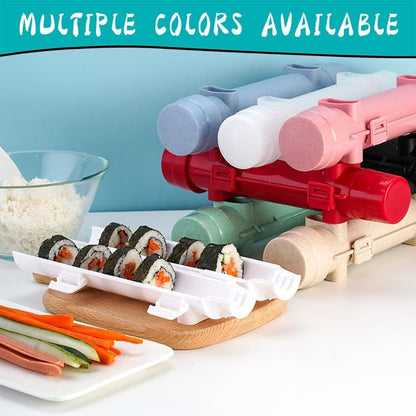 Sushi Making Kit, 22 in 1 Sushi Roller Sushi Maker Kit with Bamboo Sushi Rolling Mats, Bazooka, Chef's Knife, Chopsticks, Sauce Dishes, Rice Spreader, Avocado Slicer, Guide Book