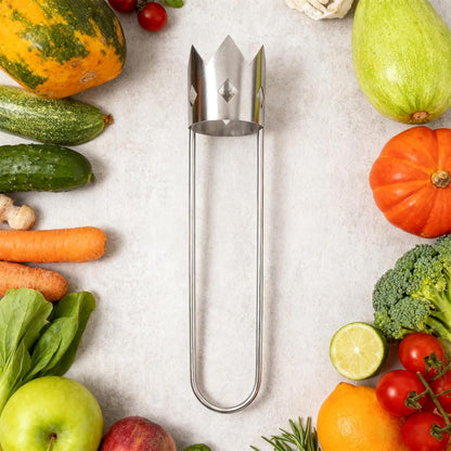 2 Pcs Fruits and Vegetables Corer, Stainless Steel Core Remover Tool
