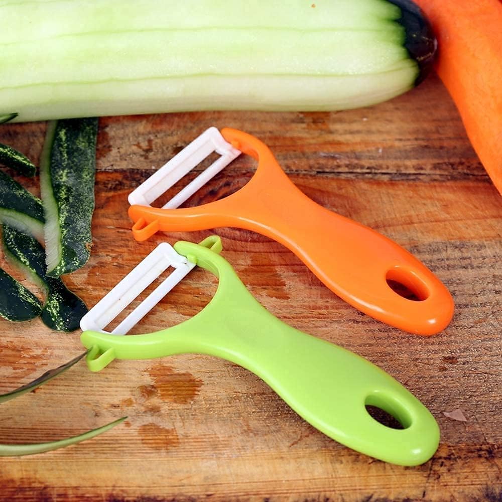 Peelers Grate and Julienne - Fruit and Vegetable Peeler Set Quickly Peels Apple, Potato, Corn, Ginger, Citrus, Avocado, Mango and More