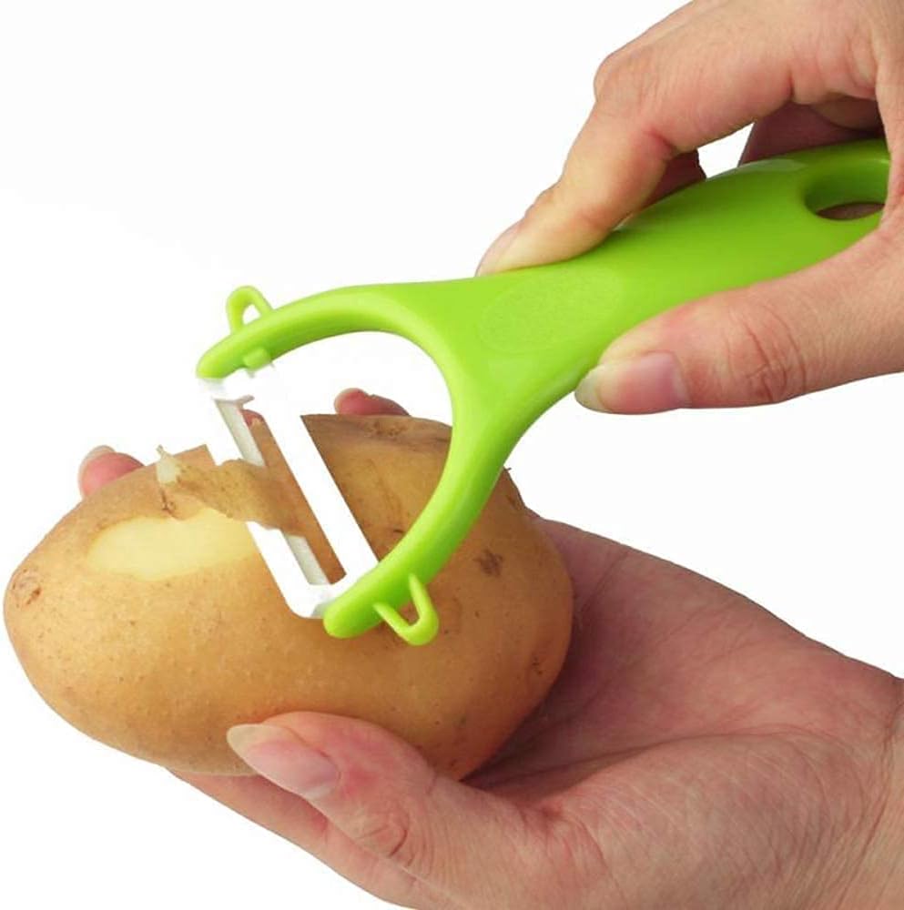 Peelers Grate and Julienne - Fruit and Vegetable Peeler Set Quickly Peels Apple, Potato, Corn, Ginger, Citrus, Avocado, Mango and More