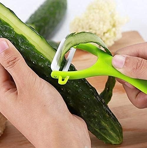 Peelers Grate and Julienne - Fruit and Vegetable Peeler Set Quickly Peels Apple, Potato, Corn, Ginger, Citrus, Avocado, Mango and More