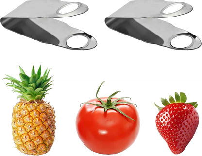 Stainless Steel Strawberry Huller, Fruit Stem Remover Tool for Strawberry, Cherry Tomato, and Small Fruits