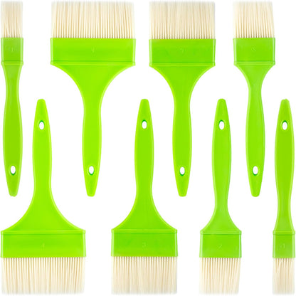 8 Pcs Pastry Brush - Cooking Grease Brush, Food Brushes For Baking/Grilling/Spreading Marinades/Butter/Sauces/Eggs, Durable Kitchen Culinary Utensil