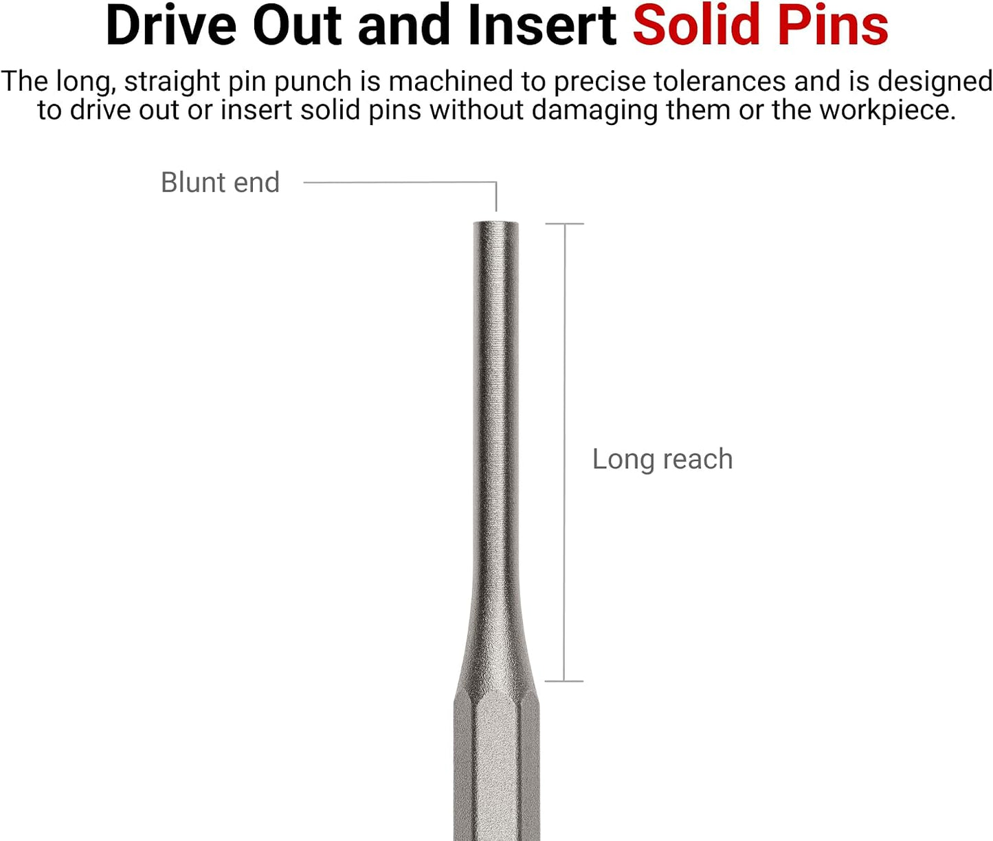 5/64 Inch Roll Pin Punch | 66062 | Made in USA