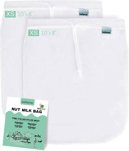 Nut Milk Bag Reusable Food Strainer Nut Bag(12×12 in)