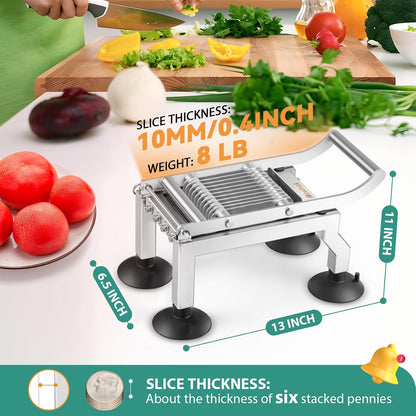 Commercial Tomato Slicer, 0.4"/10mm Stainless Steel