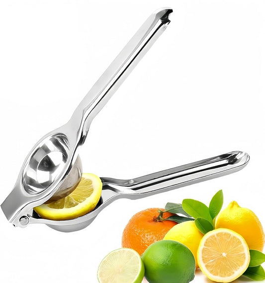 Stainless Steel Manual Juicer Citrus Lemon Squeezer,Fruit Juicer Lime Press Metal,Professional Hand Juicer Kitchen Tool