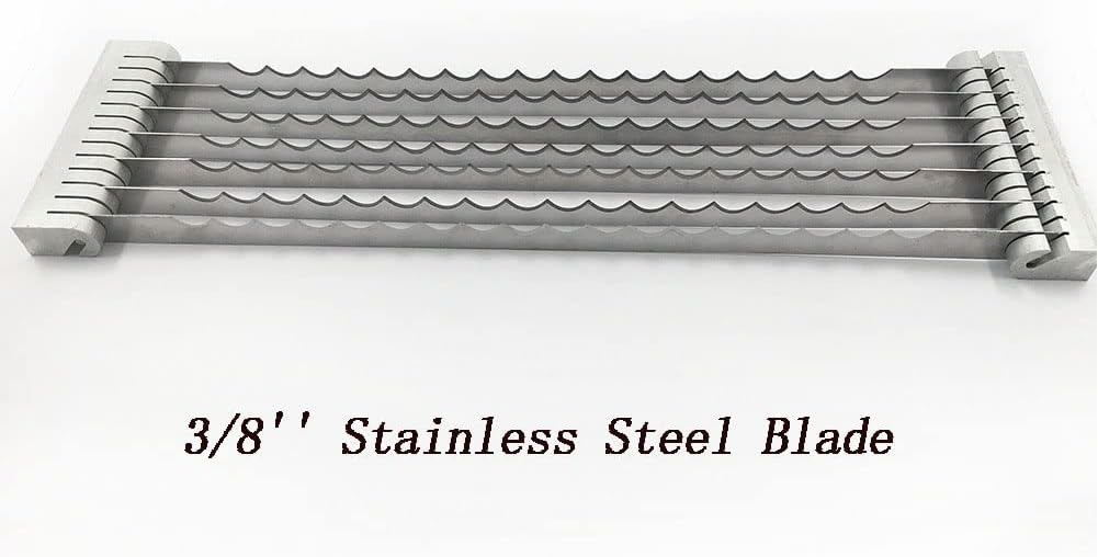 Tomato Slicer Blade Replacement - 3/16" Stainless Steel Blade Assembly Suitable For Commercial Vegetable Slicer and Manual Fruit Slicer