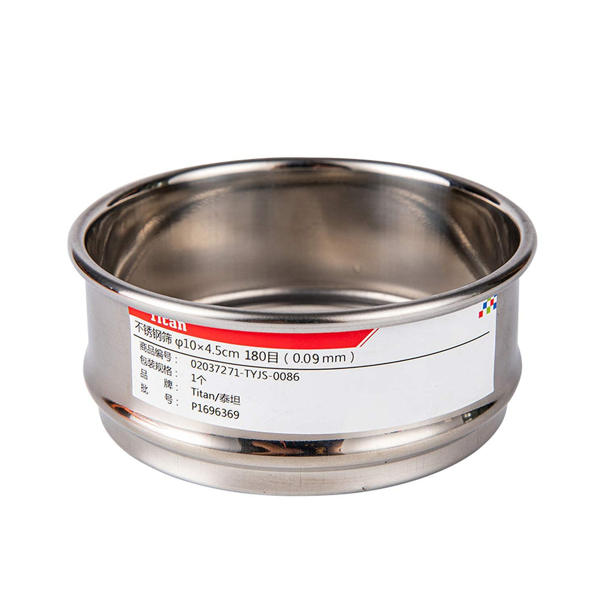 φ10×4.5cm 24 Mesh 304 Stainless Lab Sieves Economy Test Sieve 304 Stainless Steel Wire Cloth（0.8mm） - Colors A