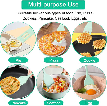 Small Silicone Spatula Set, Mini Spatulas for Baking, Cooking, Serving