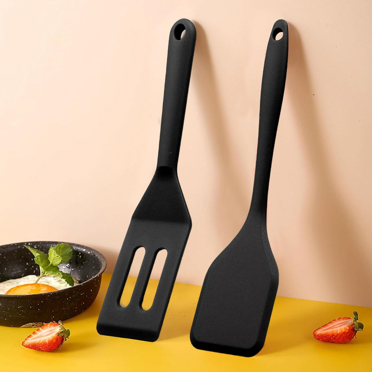 Small Silicone Spatula Set, Mini Spatulas for Baking, Cooking, Serving