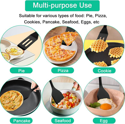 Small Silicone Spatula Set, Mini Spatulas for Baking, Cooking, Serving