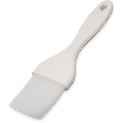 40391-02 7.50" Length, Bristle 2" Width x 2" Trim, White Color, Plastic Handle Galaxy Pastry Brush with Nylon Bristles