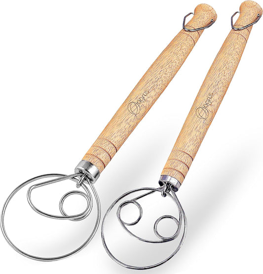 Danish Dough Whisk (set of 2)