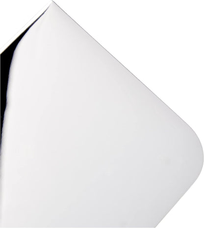 Plain Stainless Steel Side Scraper for Cake Decorating 5 x 3.5-inches