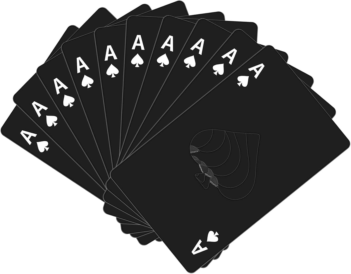 10Pcs Ace of Spades Bottle Openers,Poker Card Bottle Openers,party favors