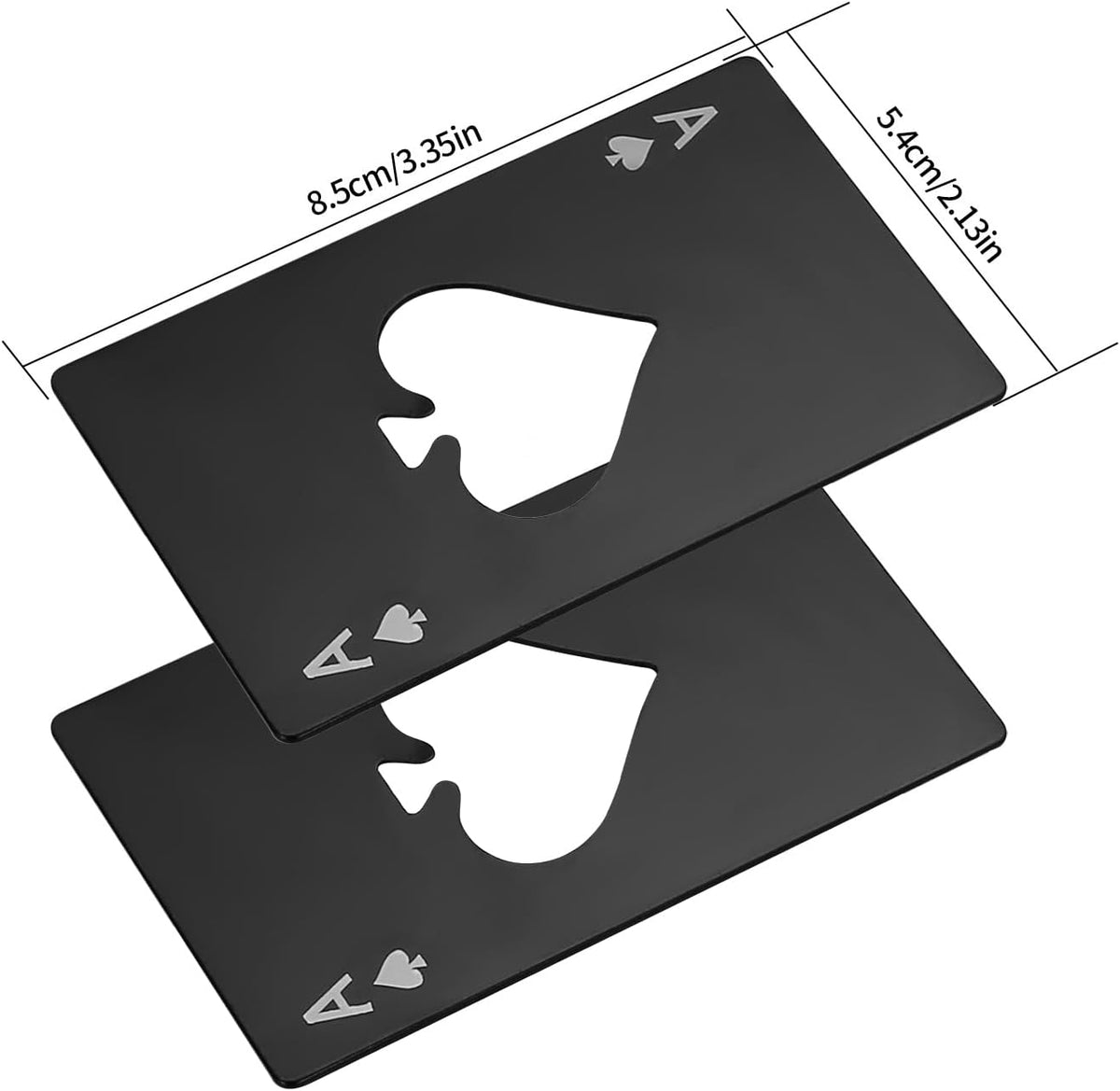 10Pcs Ace of Spades Bottle Openers,Poker Card Bottle Openers,party favors