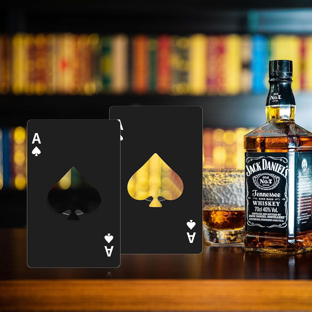 10Pcs Ace of Spades Bottle Openers,Poker Card Bottle Openers,party favors