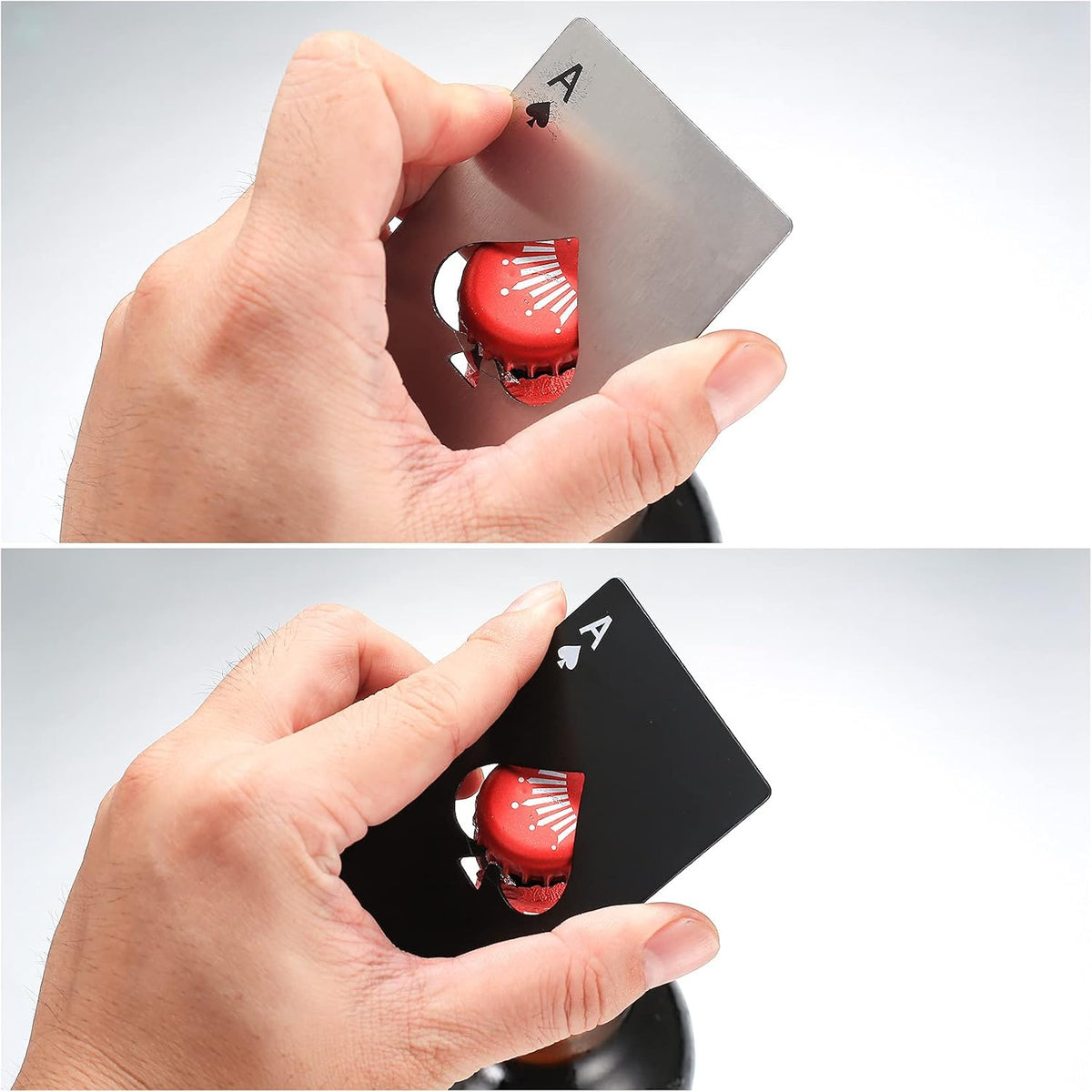 10Pcs Ace of Spades Bottle Openers,Poker Card Bottle Openers,party favors