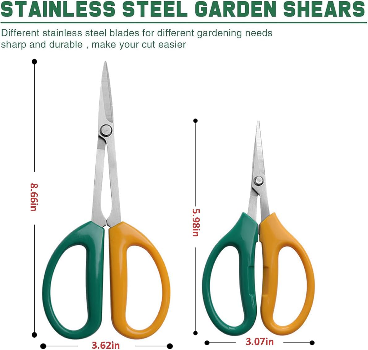 Garden Scissors Stainless Steel Garden Bonsai Pruning Shears (Modern)
