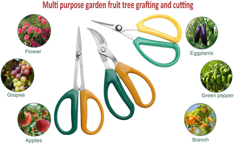 Garden Scissors Stainless Steel Garden Bonsai Pruning Shears (Modern)