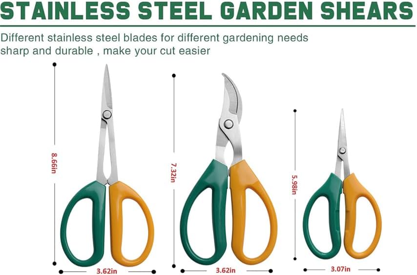 Garden Scissors Stainless Steel Garden Bonsai Pruning Shears (Modern)