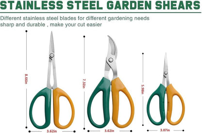 Garden Scissors Stainless Steel Garden Bonsai Pruning Shears (Modern)