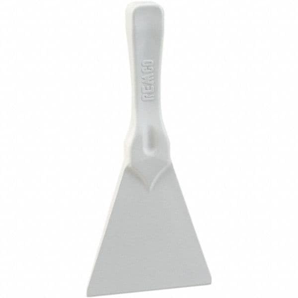 Remco 6961MD5 White/Grey Polypropylene Metal Detectable Hand Scraper, Injection Molded Blade, 8" L x 3" W, 1 Piece