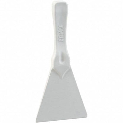 Remco 6961MD5 White/Grey Polypropylene Metal Detectable Hand Scraper, Injection Molded Blade, 8" L x 3" W, 1 Piece