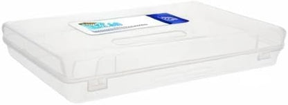 BAZIC PRODUCTS Clear Utility Box, Ruler Length, 1 Count, Polypropylene