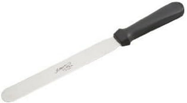 Ateco Ultra Straight Spatula with 6 by 1.5-Inch Stainless Steel Blade, Plastic Handle, Dishwasher Safe, Silver