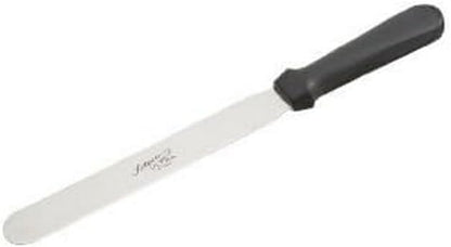 Ateco Ultra Straight Spatula with 6 by 1.5-Inch Stainless Steel Blade, Plastic Handle, Dishwasher Safe, Silver