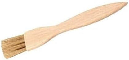 Tredoni 1.4" Flat Wooden Pastry Baking Brush Natural Bristles - Dusting Flour, Glazing & Basting Dough, Batter Egg/Oil Spreading Brush 3.5cm (Flat)