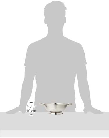 Winco Aluminum Colander with Base, 8-Quart, Medium